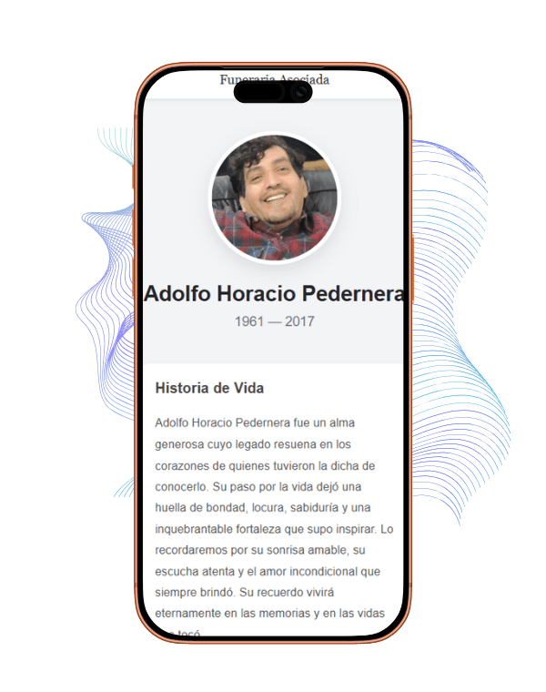 Adolfo Horacio Pedernera QR Memories